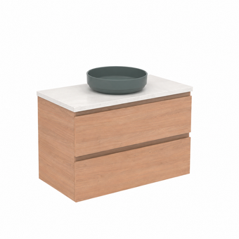 Glacier Lite All Drawer 900 Vanity (Wall Hung)