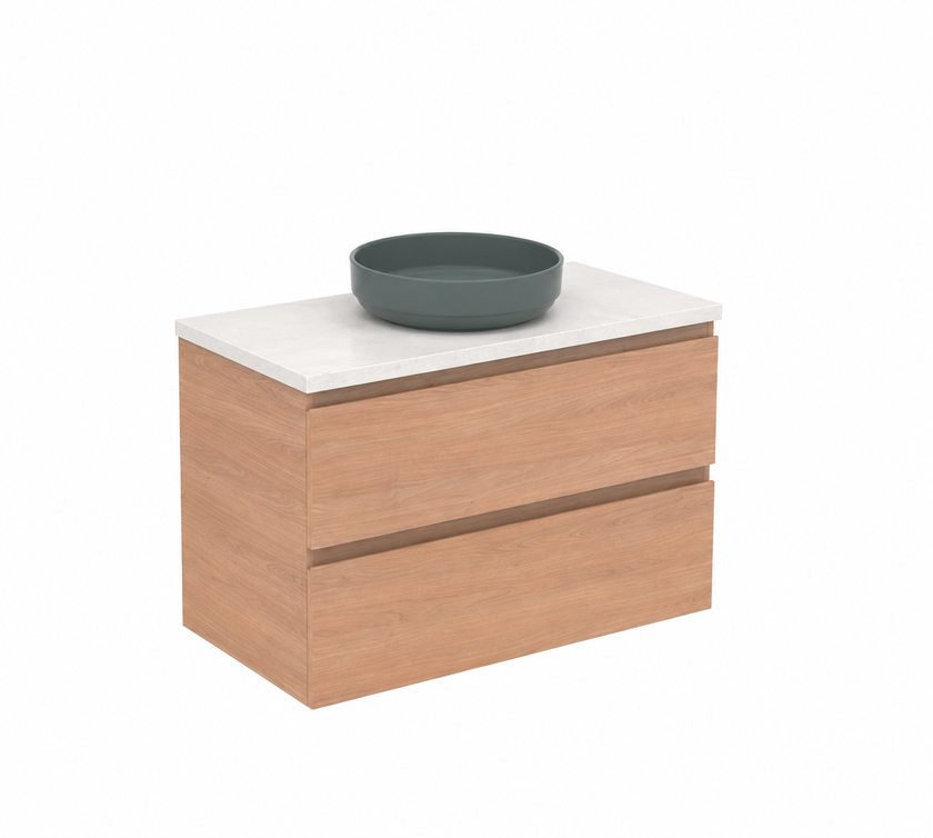 Glacier Lite All Drawer 900 Vanity (Wall Hung)