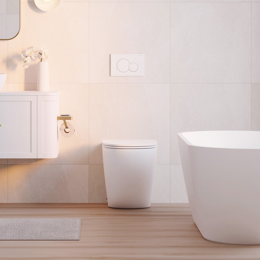 Koko Tornado Flush In Wall Cistern Toilet Gloss