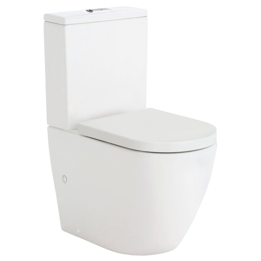 Koko Tornado Back To Wall Toilet Suite, Matte White