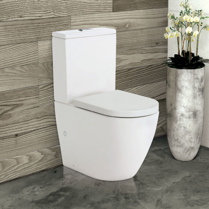 Koko Tornado Back To Wall Toilet Suite, Matte White
