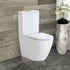 Koko Tornado Back To Wall Toilet Suite with Slim Seat, Gloss White
