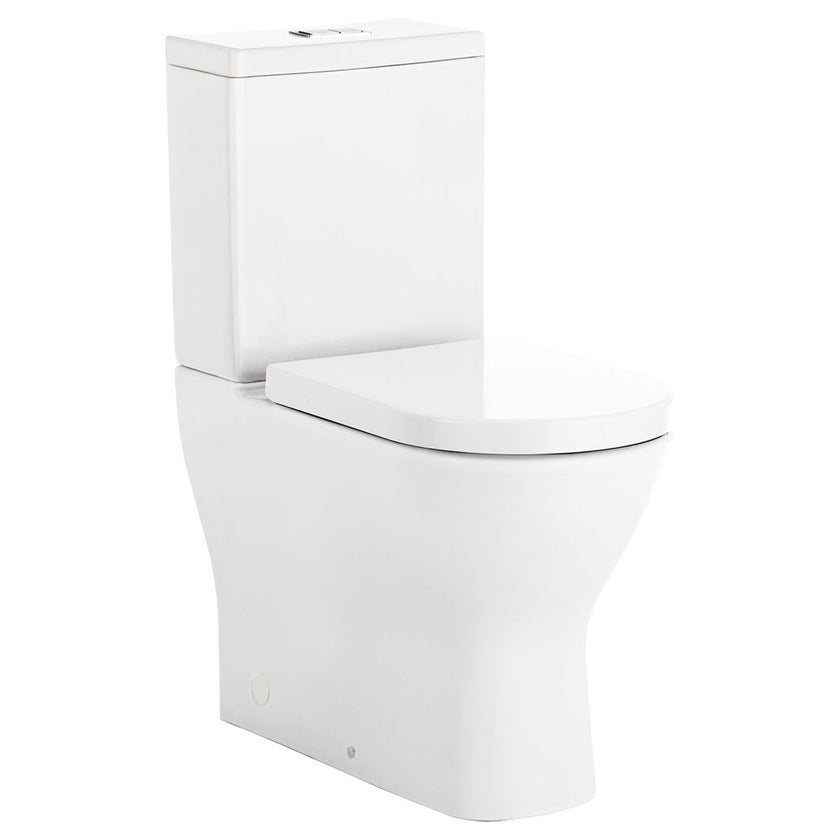 Delta Nano Glaze Back To Wall Extra Height Toilet