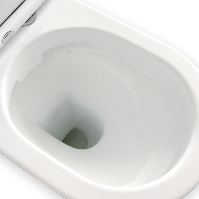 Delta Nano Glaze Back To Wall Extra Height Toilet