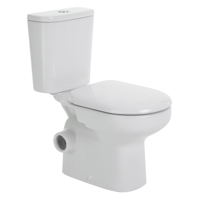 Petra Close-Coupled Toilet Suite with Left Skew Trap