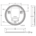 LED Kaya LED Mirror With Touch Sensor and Demister