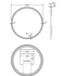Reba LED Framed Mirror