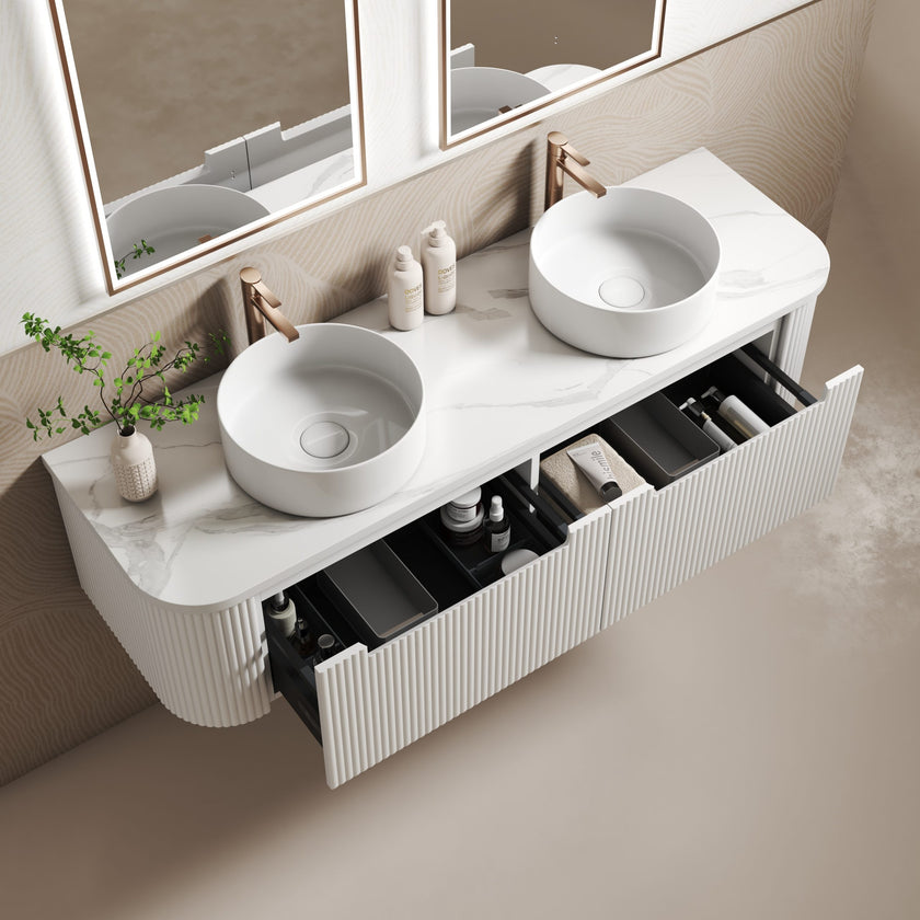 Petra Wall Hung Mark 2 Vanity Including Stone Top