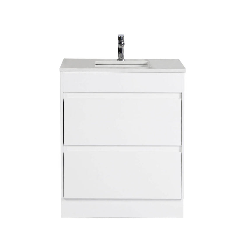 Leona Floor Standing Vanity Including Stone Top and Undermount Basin