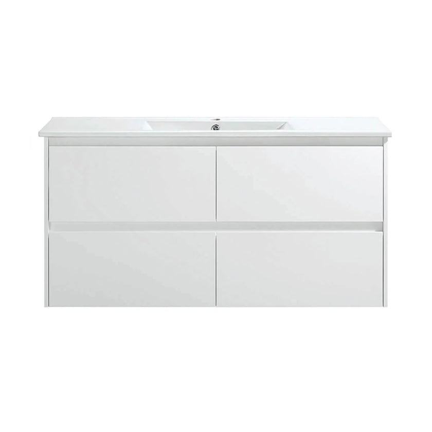 Leona Wall Hung Vanity Including Flat Stone Top