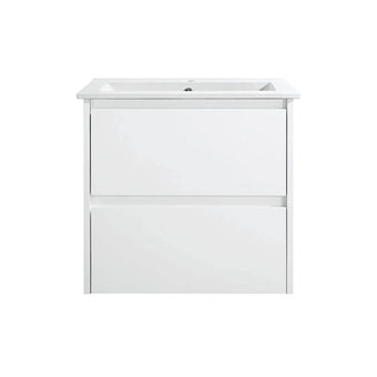 Leona Wall Hung Vanity Including Flat Stone Top