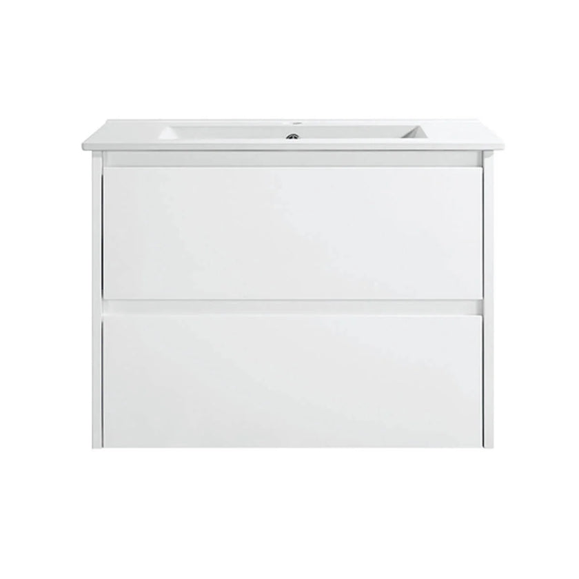 Leona Wall Hung Vanity Including Flat Stone Top