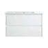 Leona Wall Hung Vanity Including Flat Stone Top