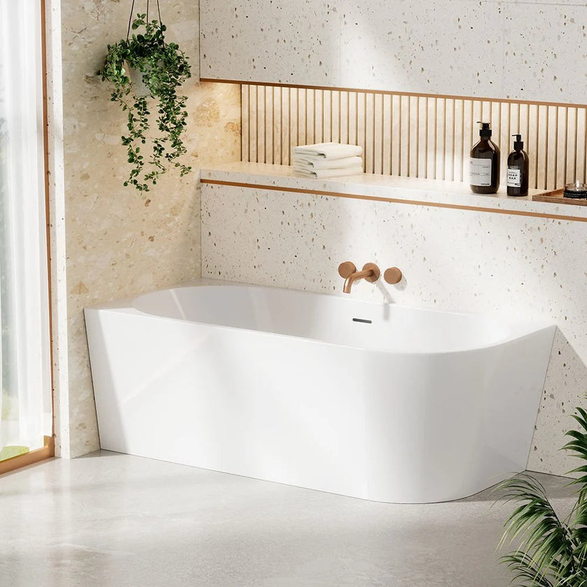 Madrid Back to Wall Corner Bath