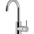 Round Gooseneck Basin Mixer