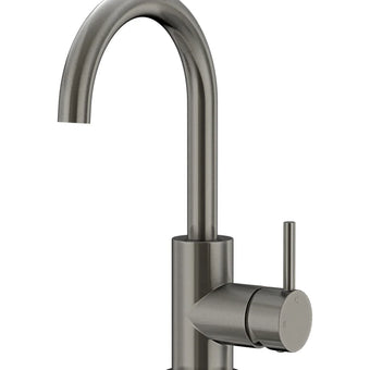 Round Gooseneck Basin Mixer