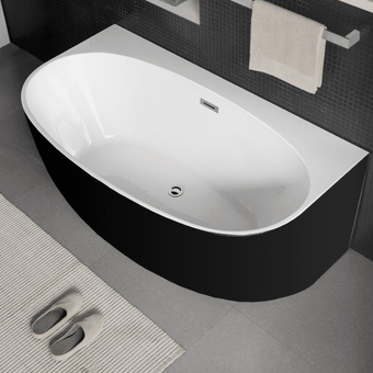 Morocco Back To Wall Freestanding Bath