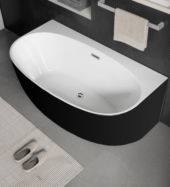 Morocco Back To Wall Freestanding Bath