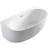 Morocco Back To Wall Freestanding Bath
