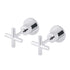 Cross Handle Wall Taps