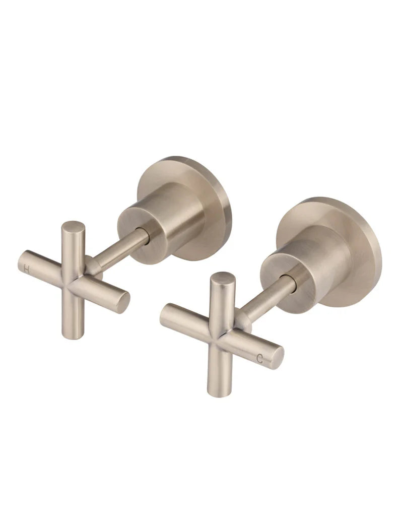 Cross Handle Wall Taps