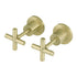 Cross Handle Wall Taps