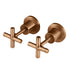 Cross Handle Wall Taps