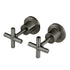 Cross Handle Wall Taps