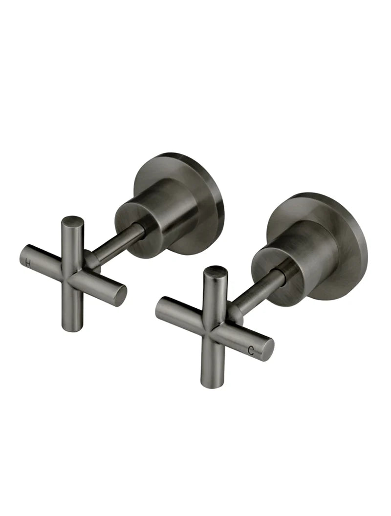 Cross Handle Wall Taps