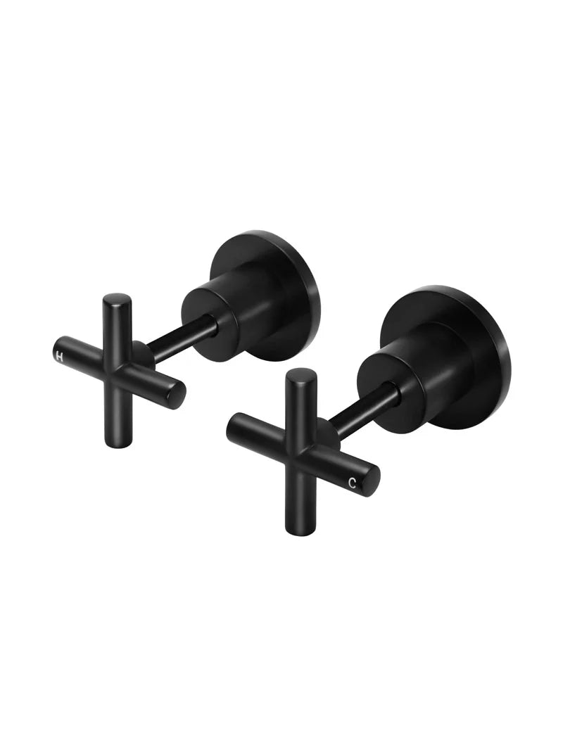 Cross Handle Wall Taps