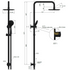 Round Combination Shower Rail