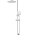 Round Combination Shower Rail