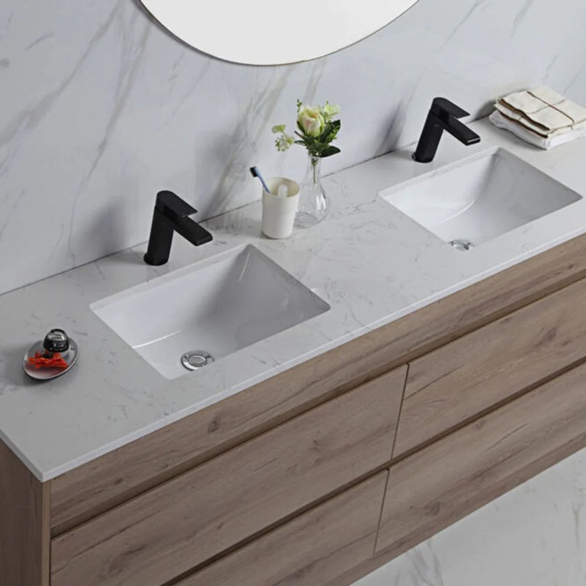 Max Floor Standing Vanity Including Stone Top and Undermount Basin