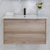 Max Wall Hung Vanity Including Flat Stone Top and Undermount Basin