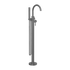 Mecca Round Freestanding Mixer With Hand Shower
