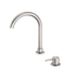 Mecca Hob Basin Mixer Round Swivel Spout