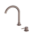 Mecca Hob Basin Mixer Round Swivel Spout