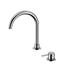 Mecca Hob Basin Mixer Round Swivel Spout