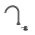 Mecca Hob Basin Mixer Round Swivel Spout