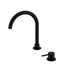 Mecca Hob Basin Mixer Round Swivel Spout