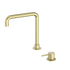 Mecca Hob Basin Mixer Square Swivel Spout