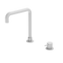 Mecca Hob Basin Mixer Square Swivel Spout