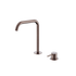 Mecca Hob Bath/Kitchen Mixer Set Edge Spout