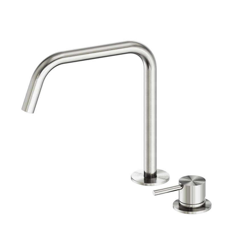 Mecca Hob Bath/Kitchen Mixer Set Edge Spout II