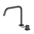 Mecca Hob Bath/Kitchen Mixer Set Edge Spout II