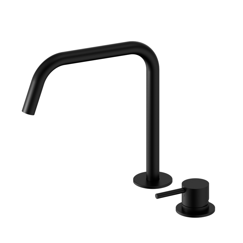 Mecca Hob Bath/Kitchen Mixer Set Edge Spout II