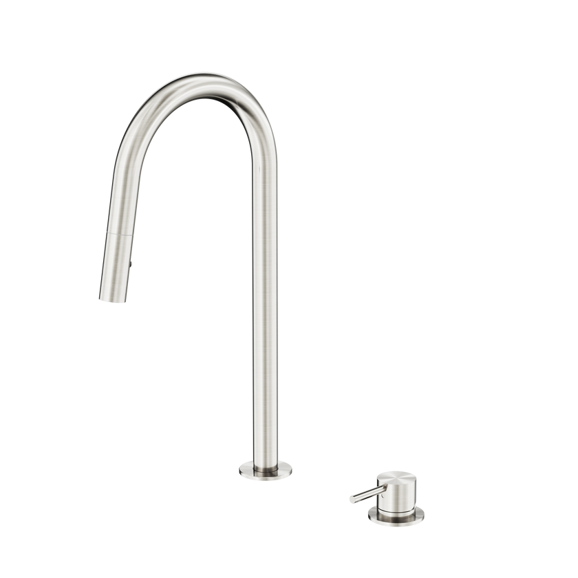 Mecca Hob Mounted Pull Out Sink Mixer