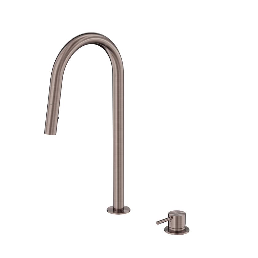Mecca Hob Mounted Pull Out Sink Mixer