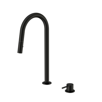 Mecca Hob Mounted Pull Out Sink Mixer