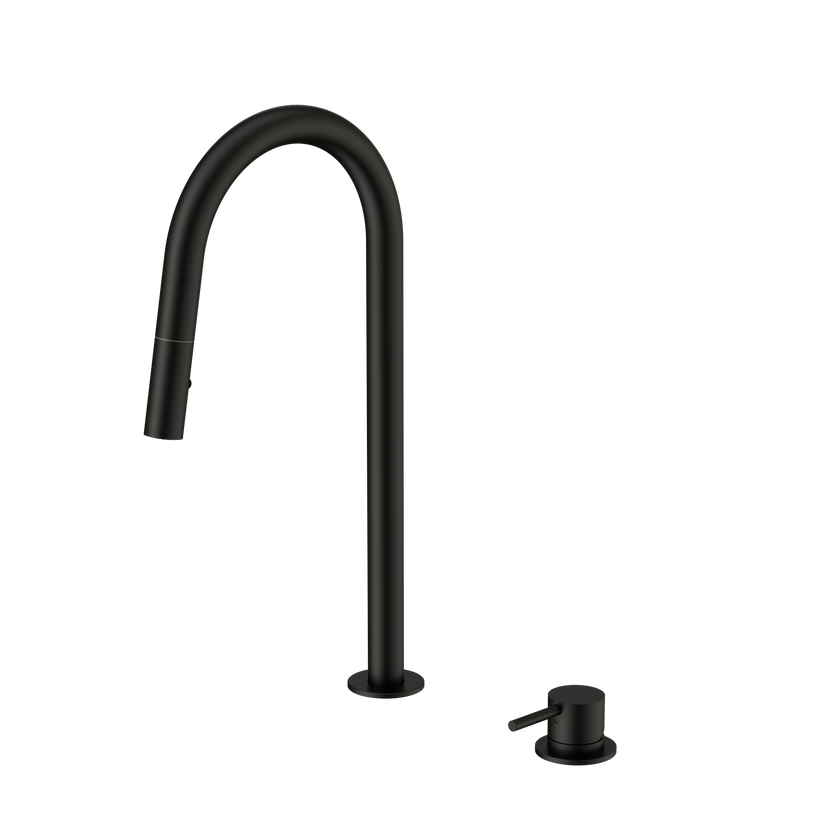 Mecca Hob Mounted Pull Out Sink Mixer